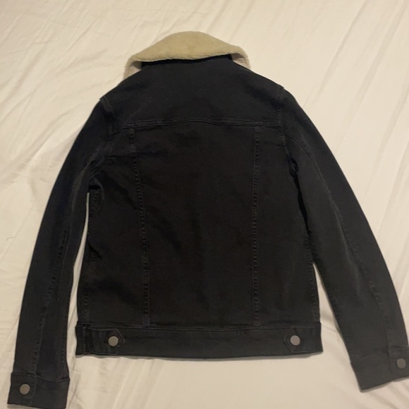 All Saints Black Annie Denim Jacket X-small - Picture 2 of 4